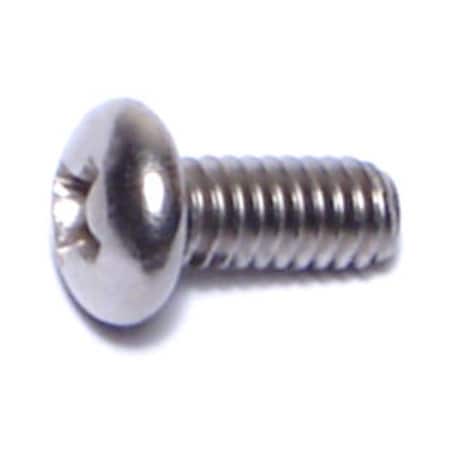 Midwest Fastener #8-32 x 3/8 in Phillips Pan Machine Screw, Plain 18-8 Stainless Steel, 30 PK 63731